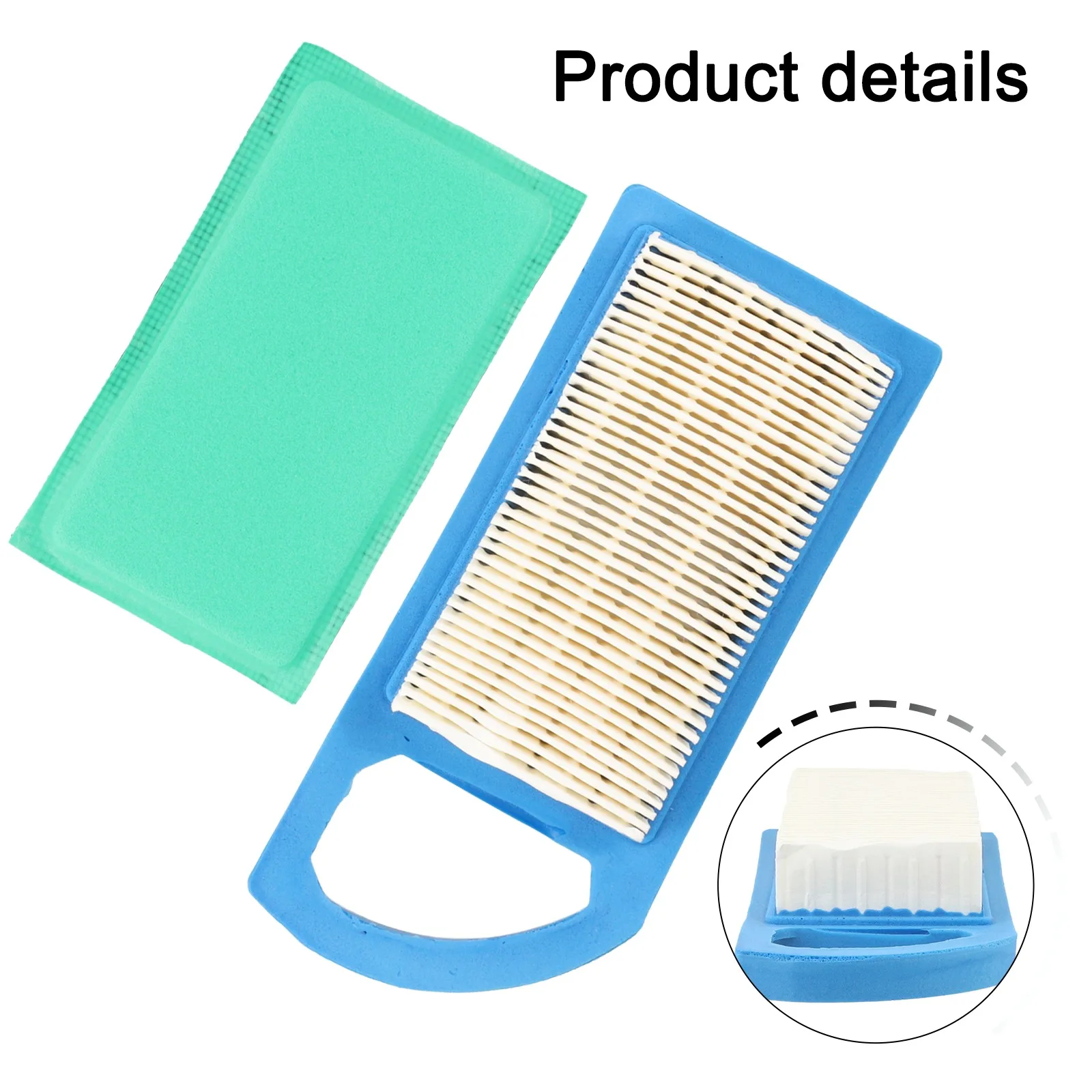 Комплект воздушного фильтра послепродажного обслуживания газонокосилки для двигателей 797007 697152 613022 794421 698413 с предварительным фильтром 697292
Комплект воздушного фильтра послепродажного обслуживания газонокосилки для двигателей 797007 697152 613022 794421 698413 с предварительным фильтром 697292