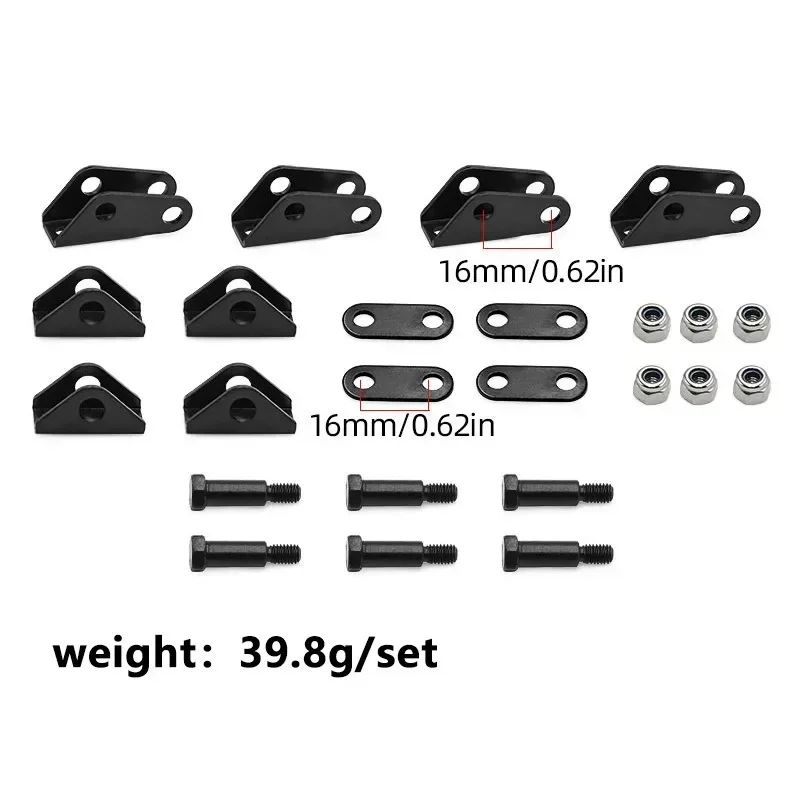 Комплект стальных лифтовых кронштейнов для передней и задней рессорной подвески для моделей радиоуправляемых тракторов и грузовиков Tamiya 1/14, запчасти для тюнинга
Комплект стальных лифтовых кронштейнов для передней и задней рессорной подвески для моделей радиоуправляемых тракторов и грузовиков Tamiya 1/14, запчасти для тюнинга