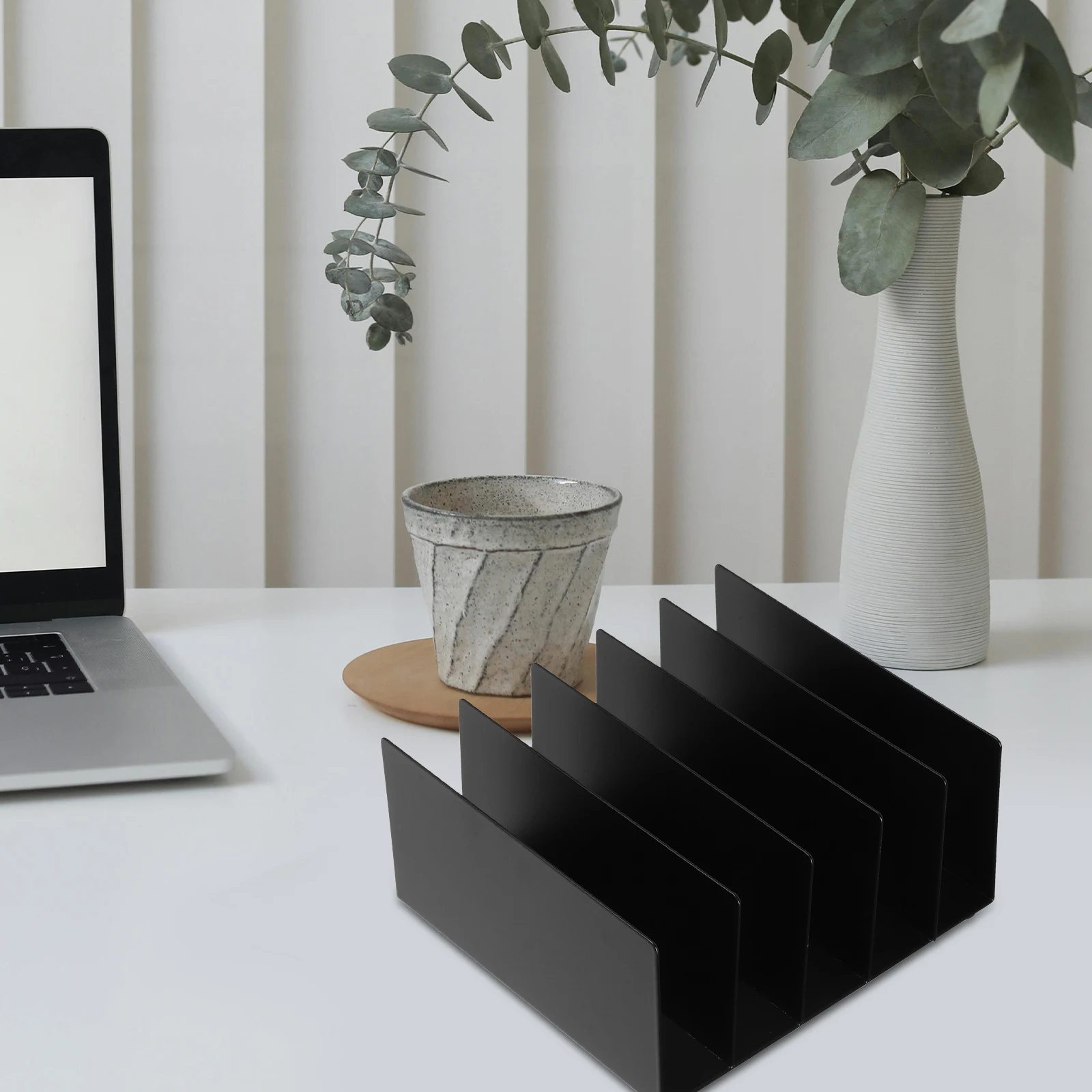 Mail Organizer Black Letter Holder for Desk File Sorter Desktop Metal Compartment Iron Document
Mail Organizer Black Letter Holder for Desk File Sorter Desktop Metal Compartment Iron Document