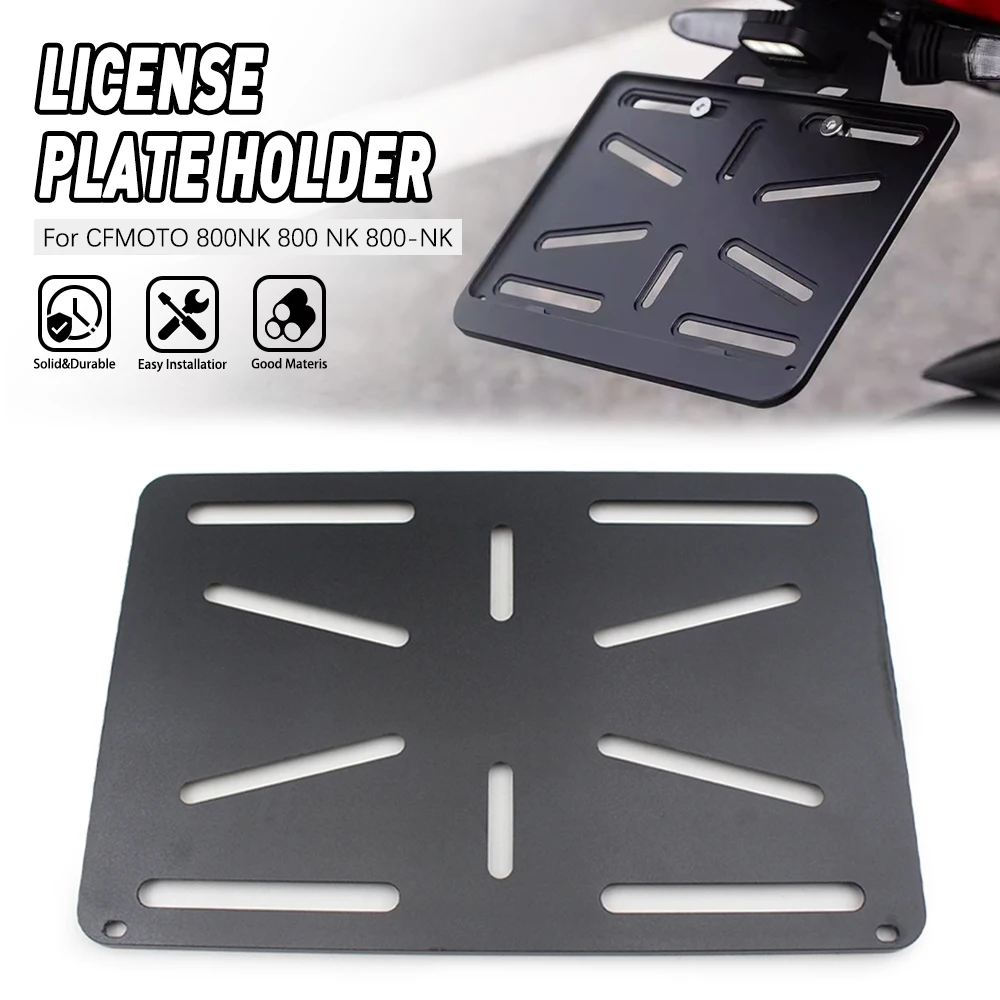 Motorcycle License Plate Holder CNC Aluminum Alloy License Plate Frame Modification Accessories For CFMOTO 800NK 800 NK
Motorcycle License Plate Holder CNC Aluminum Alloy License Plate Frame Modification Accessories For CFMOTO 800NK 800 NK