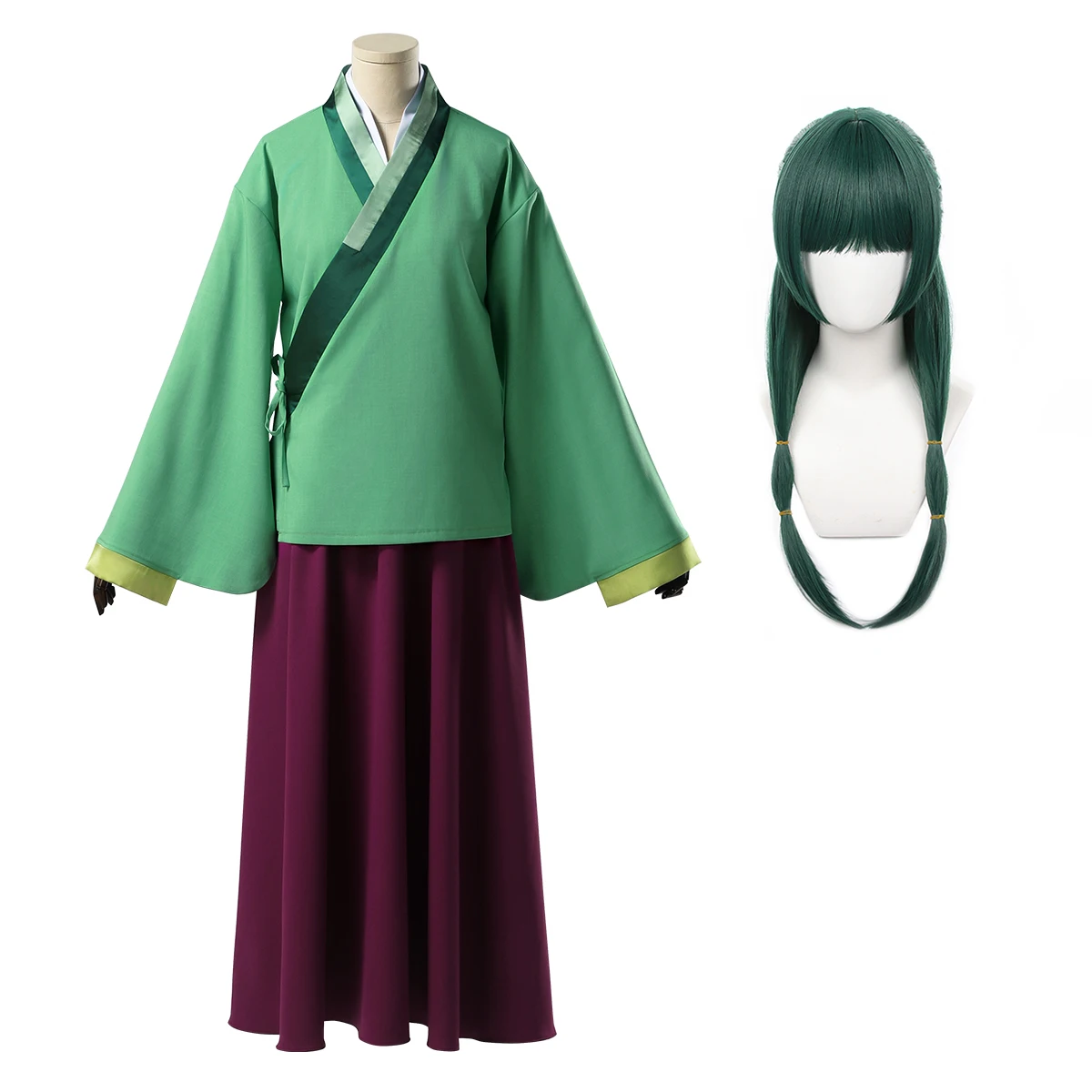 HOLOUN Maomao Cosplay Costume Wig The Apothecary Diaries Anime Elastic Skirt Green Top Convention Halloween Christmas
HOLOUN Maomao Cosplay Costume Wig The Apothecary Diaries Anime Elastic Skirt Green Top Convention Halloween Christmas