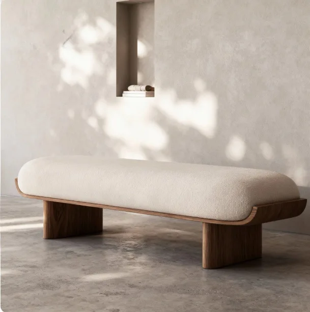 Bedroom Bedside Bench Living Room Dining Room Simple Solid Wood Fabric Bench Cloakroom Shoe Changing Stool
Bedroom Bedside Bench Living Room Dining Room Simple Solid Wood Fabric Bench Cloakroom Shoe Changing Stool