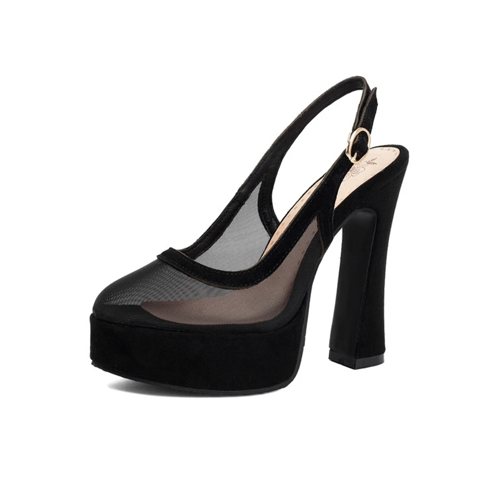Женские прозрачные сетчатые босоножки на платформе с ремешком сзади, на массивном высоком каблуке, большие размеры 34-45, модные туфли для вечеринок 7476
Женские прозрачные сетчатые босоножки на платформе с ремешком сзади, на массивном высоком каблуке, большие размеры 34-45, модные туфли для вечеринок 7476