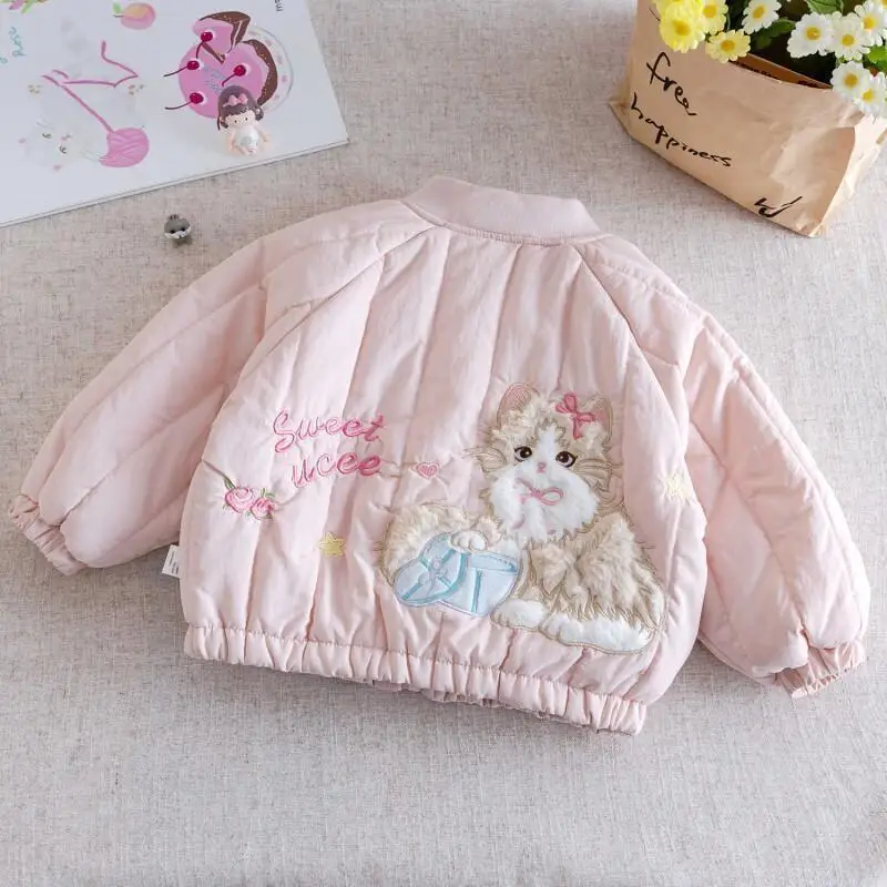 Kawaii Casual Coat Set Fashion Children S Clothing Girls Coat 2025 New Winter Cotton Jacket Baby Girls Thickened Warm Outerwear
Kawaii Casual Coat Set Fashion Children S Clothing Girls Coat 2025 New Winter Cotton Jacket Baby Girls Thickened Warm Outerwear