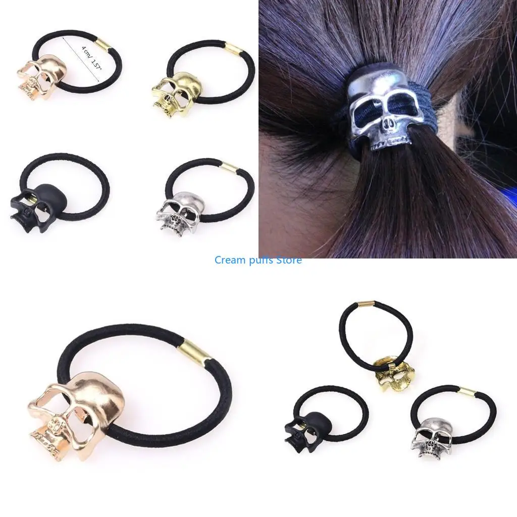 50LE Goth Hair Tie Skull Scrunchies Halloween Ponytail Holder Skull Hair Tie Punk Hair Scrunchies Skull Elastic Bands
50LE Goth Hair Tie Skull Scrunchies Halloween Ponytail Holder Skull Hair Tie Punk Hair Scrunchies Skull Elastic Bands