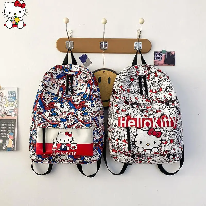 Sanrios Hello Kittys Backpack High-Capacity Good-Looking Waterproof Backpack Children Schoolbag Fashion Cartoon Festival Gift
Sanrios Hello Kittys Backpack High-Capacity Good-Looking Waterproof Backpack Children Schoolbag Fashion Cartoon Festival Gift