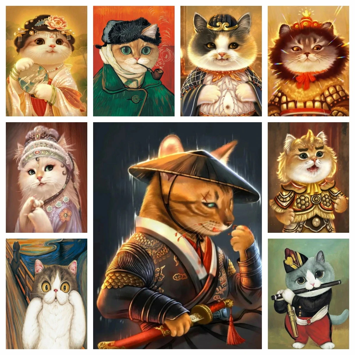 Abstract Character Animal Art Cat 5D DIY Diamond Painting Set Full Round Diamond Mosaic Embroidery Kits Rhinestone Home Decor
Abstract Character Animal Art Cat 5D DIY Diamond Painting Set Full Round Diamond Mosaic Embroidery Kits Rhinestone Home Decor