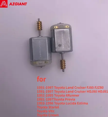 Azgiant Side Car Door Lock Motor for Toyota Land Cruiser FJ80 FJZ80 HDJ80 HDJ81 4Runner Previa Lucida Estima Starlet Vitz Crown