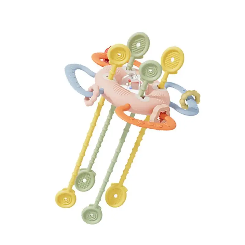 Детская игрушка на веревке, развивающая игрушка для прорезывания зубов, пищевая силиконовая мелкая моторика, сенсорная жевательная игрушка для мальчиков и девочек 
Детская игрушка на веревке, развивающая игрушка для прорезывания зубов, пищевая силиконовая мелкая моторика, сенсорная жевательная игрушка для мальчиков и девочек