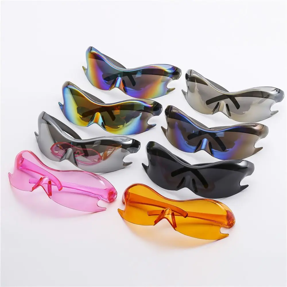 Trendy UV400 Y2K Wrap Around One-piece 2000's Sun Glasses Punk Steampunk Shades Sports Sunglasses
Trendy UV400 Y2K Wrap Around One-piece 2000's Sun Glasses Punk Steampunk Shades Sports Sunglasses