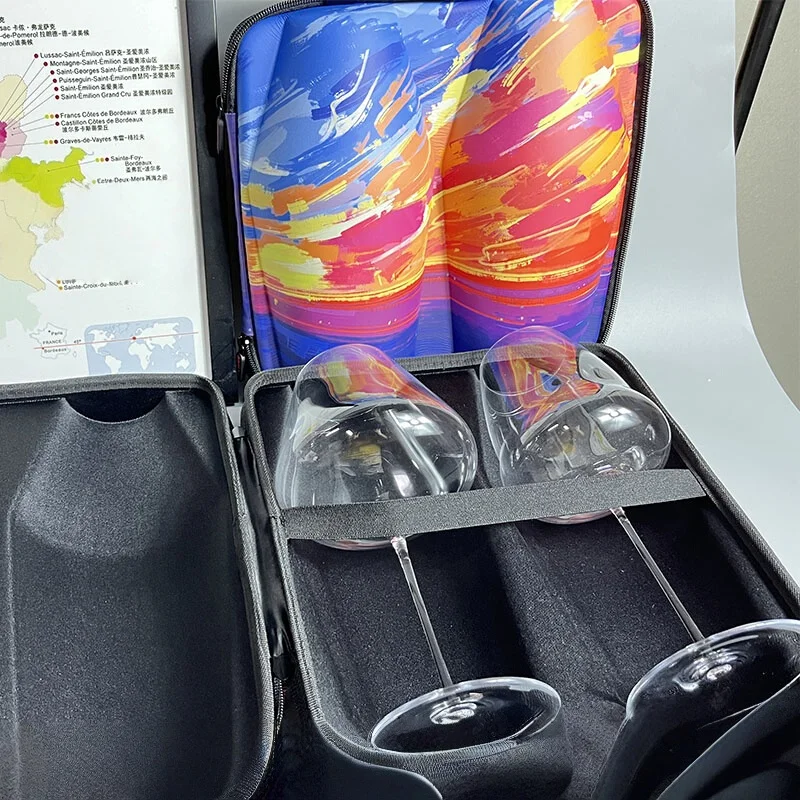 Colorful Portable Waterproof Burgundy Big Belly Cup GlassCase Bag Portable Hard Protective Travel Carrying Case For Wine Glasses
Colorful Portable Waterproof Burgundy Big Belly Cup GlassCase Bag Portable Hard Protective Travel Carrying Case For Wine Glasses