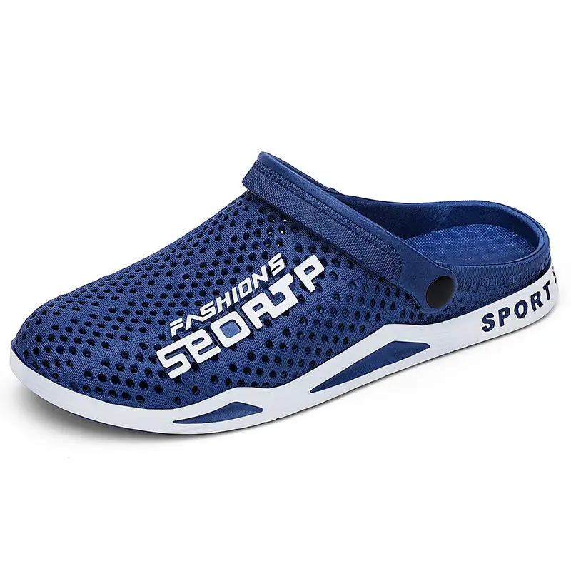 39-44 Mens Mules Clogs Summer Sandals Male Slippers Slip-On Shoes Soft Bottom Zapatos Hollow Breathable Non-Slip Beach Footwear
39-44 Mens Mules Clogs Summer Sandals Male Slippers Slip-On Shoes Soft Bottom Zapatos Hollow Breathable Non-Slip Beach Footwear