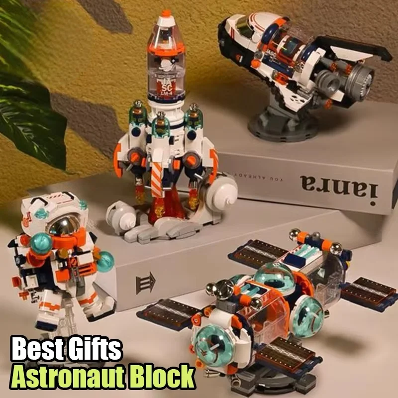 294-329PCS Children's Creative Aerospace Manned Rocket Building Blocks Aerospace Building Blocks Model Toys Children's Christmas
294-329PCS Children's Creative Aerospace Manned Rocket Building Blocks Aerospace Building Blocks Model Toys Children's Christmas
