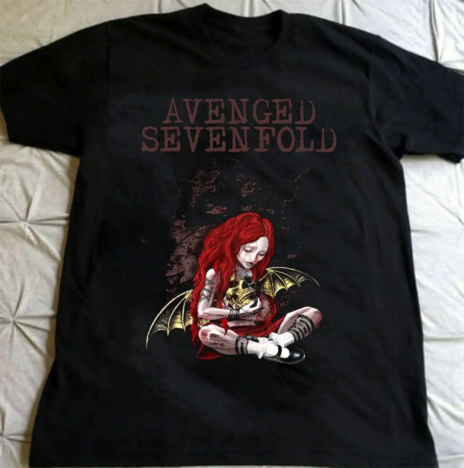 Редкий подарок Avenged Sevenfold Band Tour для веера, черная футболка S 2345XL S3964
Редкий подарок Avenged Sevenfold Band Tour для веера, черная футболка S 2345XL S3964