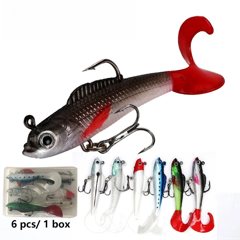 5 Boxes Soft Lure Bait 9cm 9.5g Red Curly Tail Lead Head Fishing Lure for Perch Mandarin Fish Sea Fishing
5 Boxes Soft Lure Bait 9cm 9.5g Red Curly Tail Lead Head Fishing Lure for Perch Mandarin Fish Sea Fishing