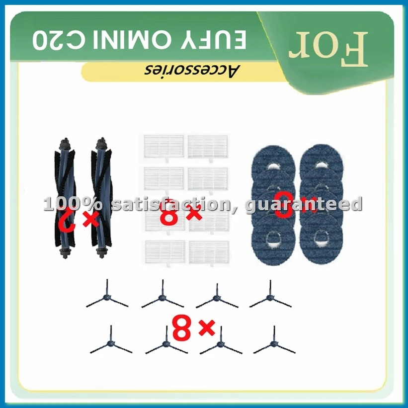 26 Pcs for OMINI C20 Sweeping Robot Accessories Cleaner Parts Replacement-A69M
26 Pcs for OMINI C20 Sweeping Robot Accessories Cleaner Parts Replacement-A69M