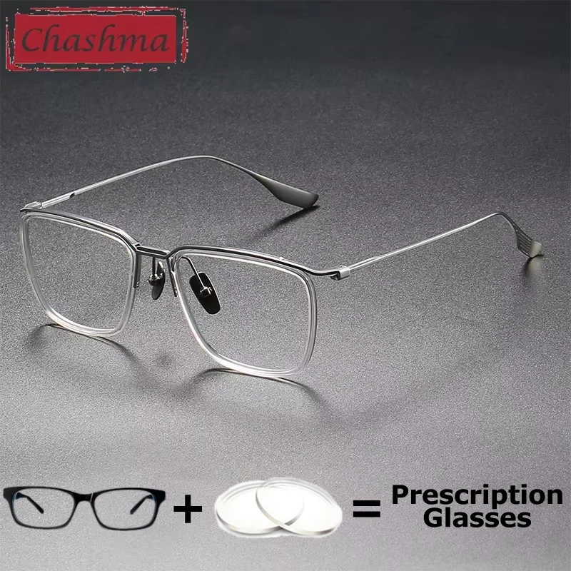 Chashma Acetate Titanium Prescription Glasses Frame Myopia Presbyopia Light Eyeglasses Multifocal Prrogressive Glass
Chashma Acetate Titanium Prescription Glasses Frame Myopia Presbyopia Light Eyeglasses Multifocal Prrogressive Glass