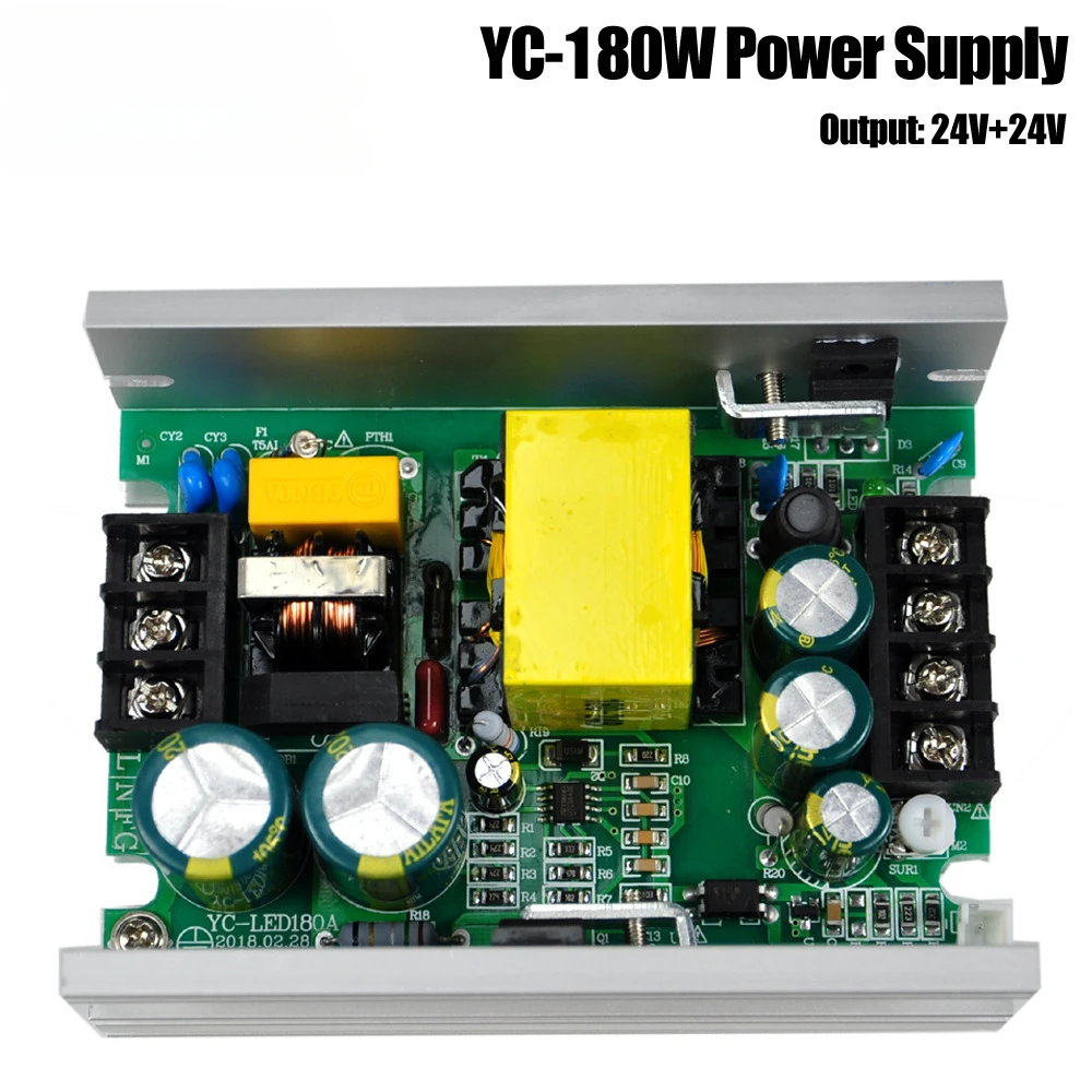 180W 24V Power Supply for Pa Lamp Shaking Head Lamp Dual Output Drive Transformer
180W 24V Power Supply for Pa Lamp Shaking Head Lamp Dual Output Drive Transformer