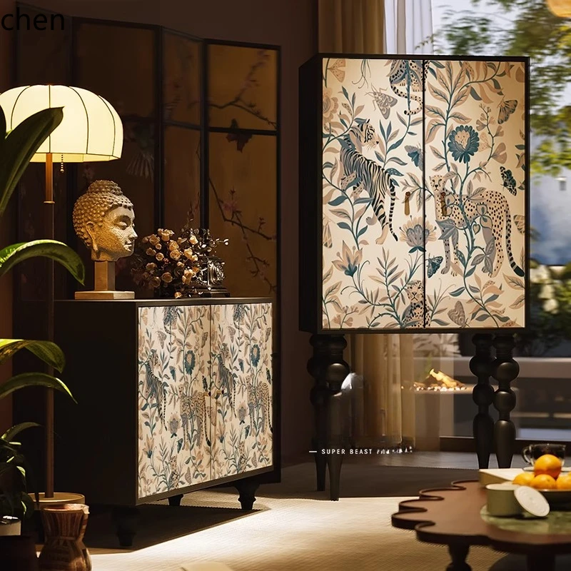 HXL solid wood decorative chest cabinet living room high-footed bedroom storage entrance storage cabinet
HXL solid wood decorative chest cabinet living room high-footed bedroom storage entrance storage cabinet