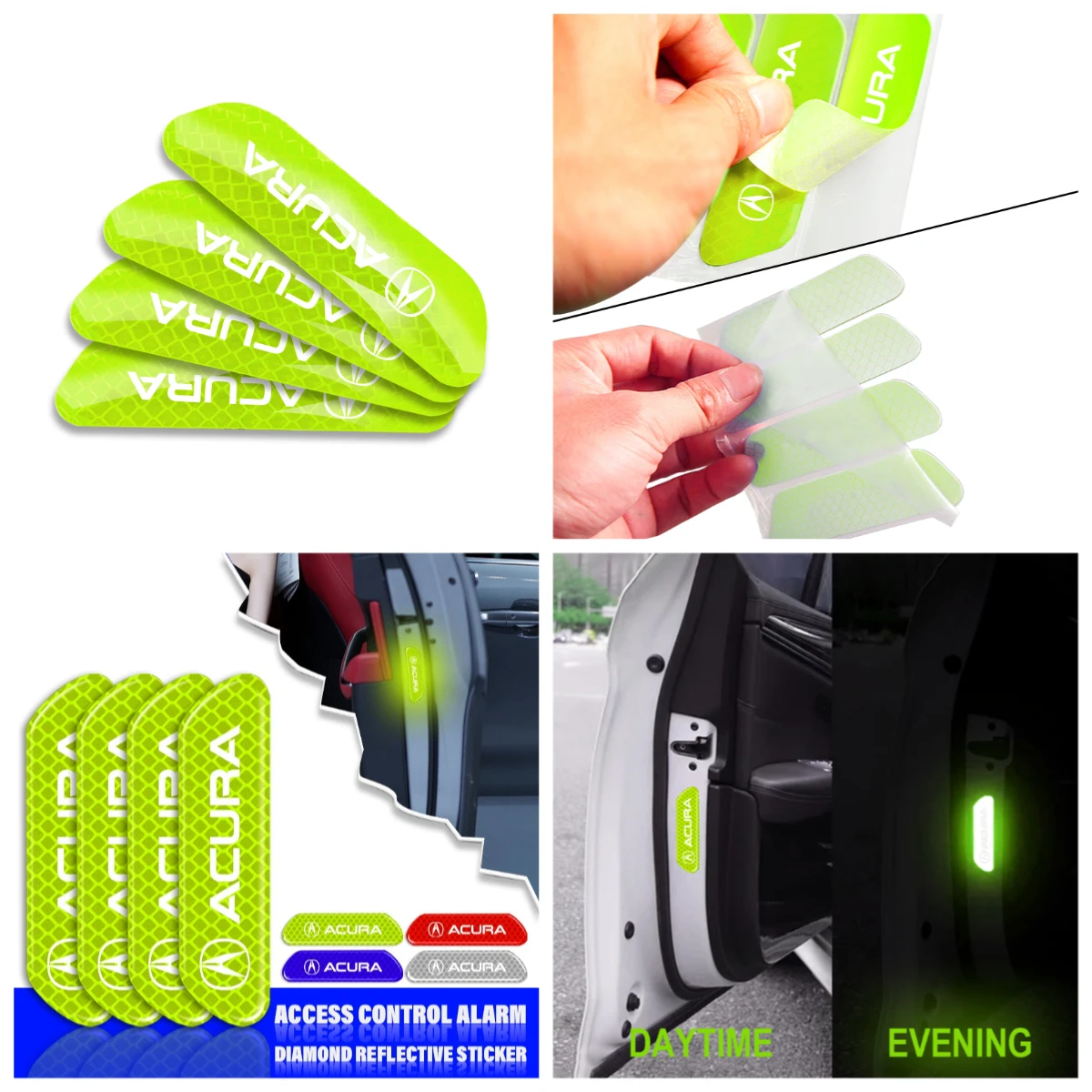 4pcs Car Door Reflective Strips security Warning Stickers For Acura RDX Integra TLX CDX MDX RDX ZDX ILX Auto Accessories
4pcs Car Door Reflective Strips security Warning Stickers For Acura RDX Integra TLX CDX MDX RDX ZDX ILX Auto Accessories