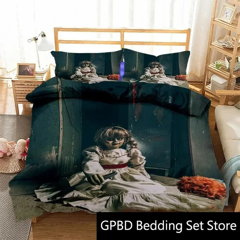 3D Print Horror Movie Annabelle Bedding Set Double Twin King Duvet Cover Comforter Pillowcase Boys Girls Adults Bedroom
3D Print Horror Movie Annabelle Bedding Set Double Twin King Duvet Cover Comforter Pillowcase Boys Girls Adults Bedroom