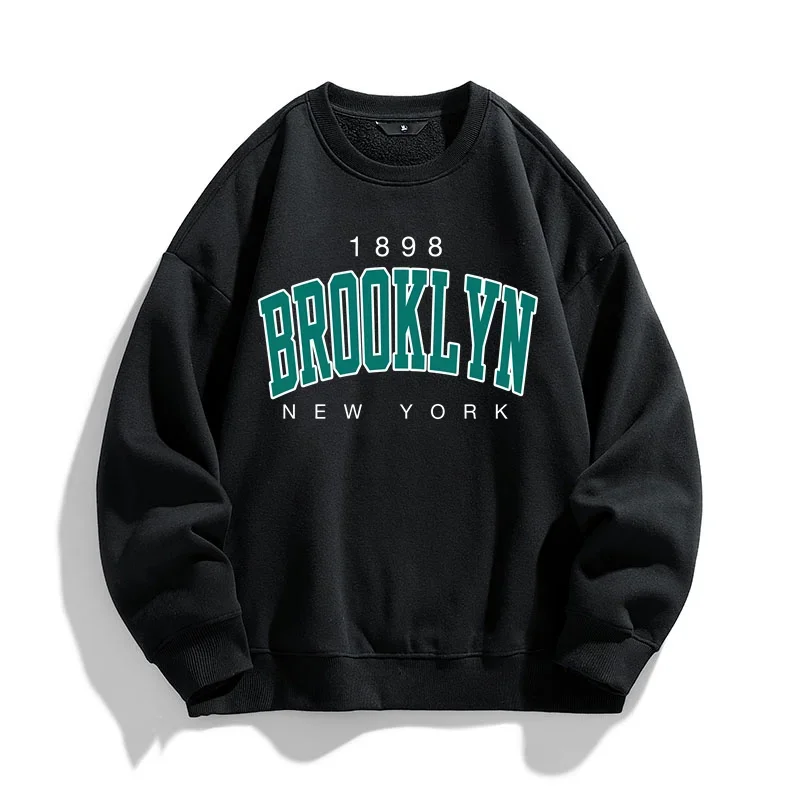 Men's 100% Cotton Sweatshirt 1898 Brooklyn Printed Long Sleeve T-shirt Fashion Women's Clothing O-Neck Vintage Tops Sweatshirts
Men's 100% Cotton Sweatshirt 1898 Brooklyn Printed Long Sleeve T-shirt Fashion Women's Clothing O-Neck Vintage Tops Sweatshirts