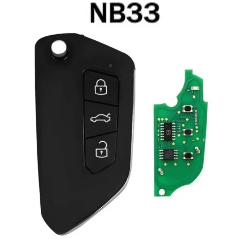 Keydiy KD 3 Buttons NB33 Universal Flip Remote Key for VW Type Car Key Replacement used with KD MAX
Keydiy KD 3 Buttons NB33 Universal Flip Remote Key for VW Type Car Key Replacement used with KD MAX