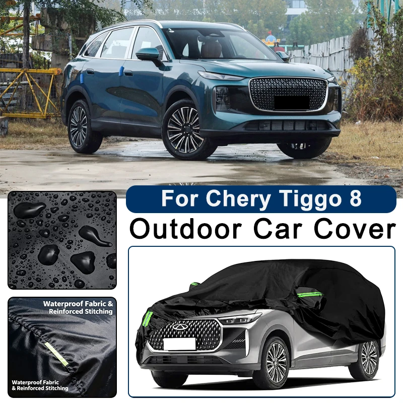 Outdoor Car Cover Waterproof Dustproof UV Sun Protection, Full Car Protector Exterior Accessories For Chery Tiggo 8
Outdoor Car Cover Waterproof Dustproof UV Sun Protection, Full Car Protector Exterior Accessories For Chery Tiggo 8