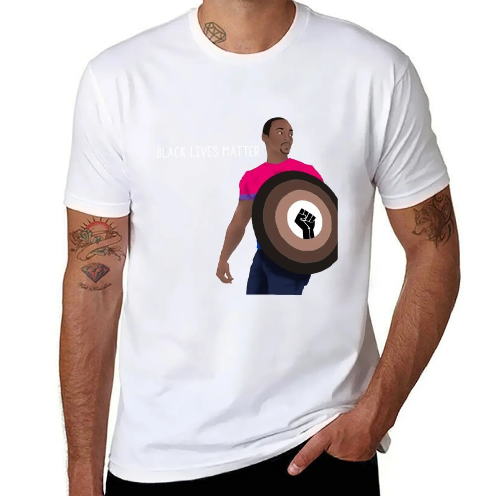 Cap says Black Lives Matter T-Shirt printed t shirts for man man t shirt cotton T-Shirt
Cap says Black Lives Matter T-Shirt printed t shirts for man man t shirt cotton T-Shirt