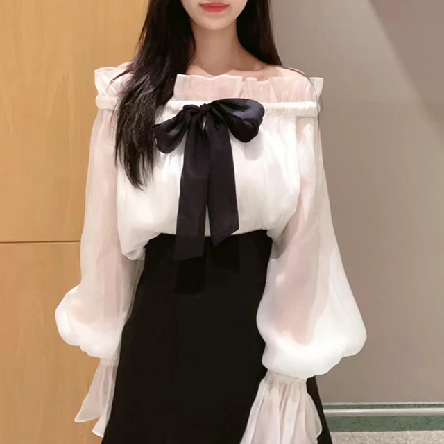 Sweet Sle Pure Color Knot One oulder Thin Veil Two-Way Wear irt Women's Straight Tube Long Sve Breathable
Sweet Sle Pure Color Knot One oulder Thin Veil Two-Way Wear irt Women's Straight Tube Long Sve Breathable