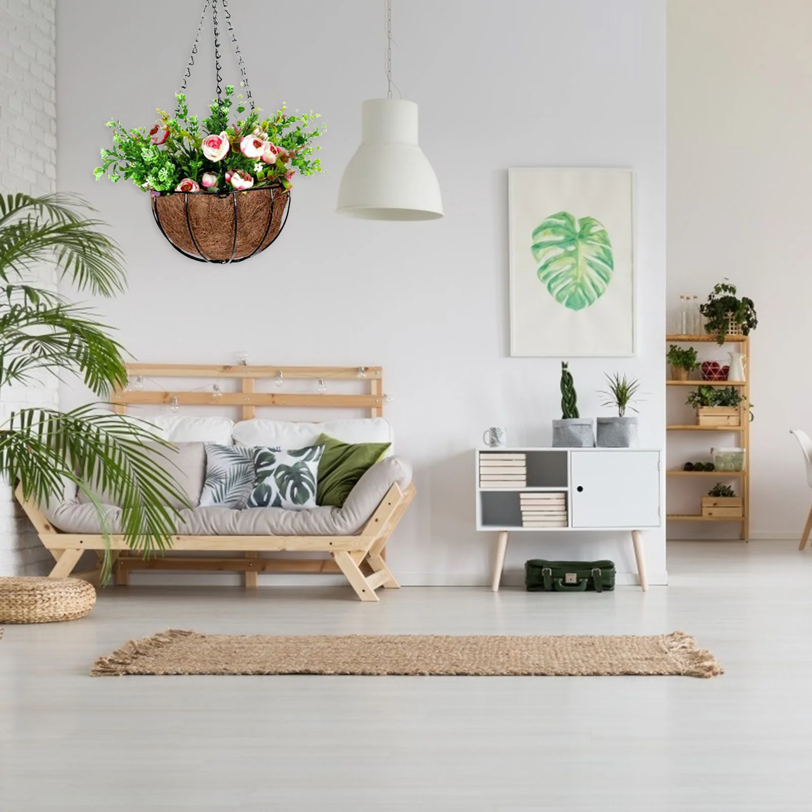 2Pcs Hanging Flowerpots Light Brown Household Plant Hanger Space Saving Vertical Planter for Living Room Balcony Garden Office
2Pcs Hanging Flowerpots Light Brown Household Plant Hanger Space Saving Vertical Planter for Living Room Balcony Garden Office