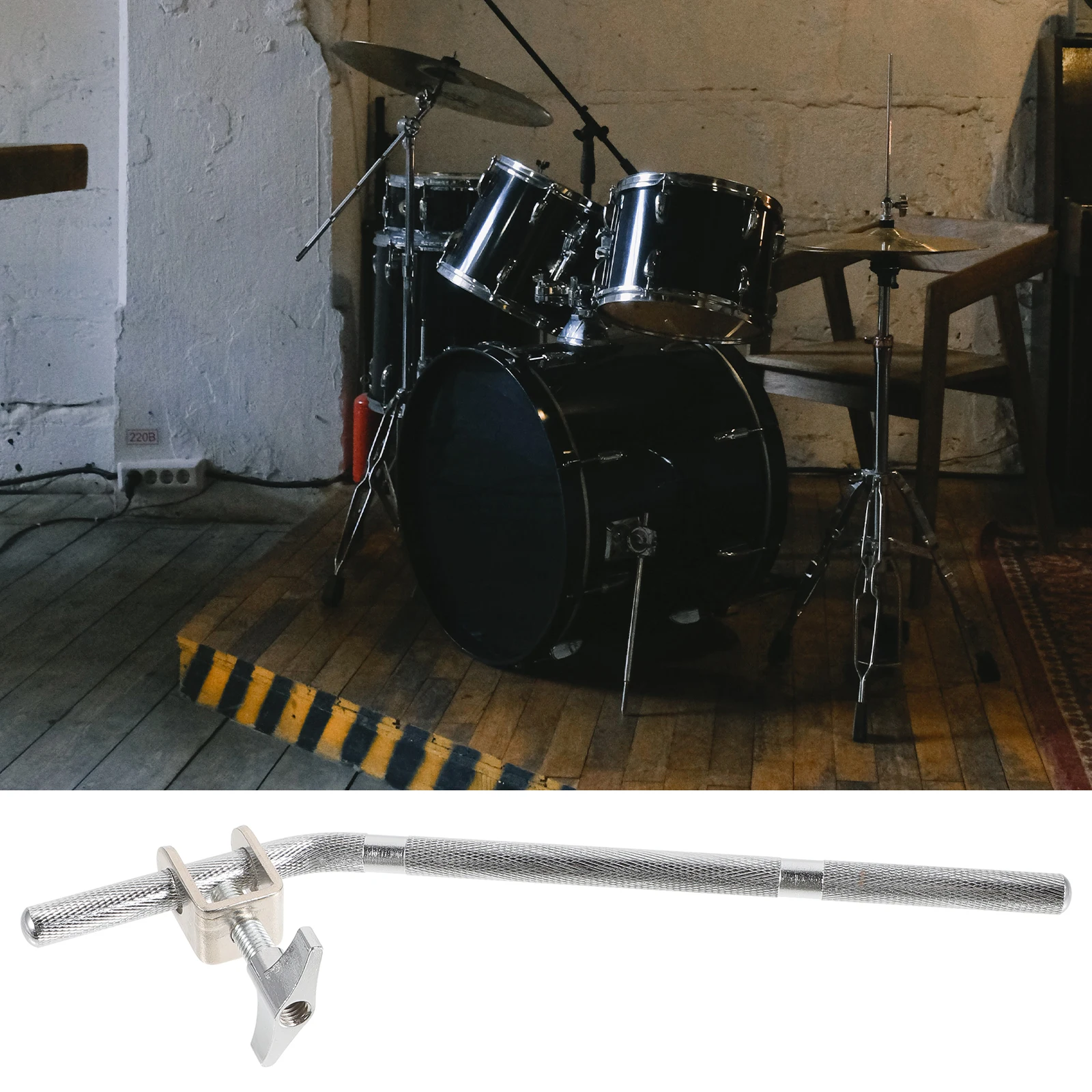 Cowbell Mounting Stand Bracket Holder Extension Accessory Drum Support Rod for Drums
Cowbell Mounting Stand Bracket Holder Extension Accessory Drum Support Rod for Drums