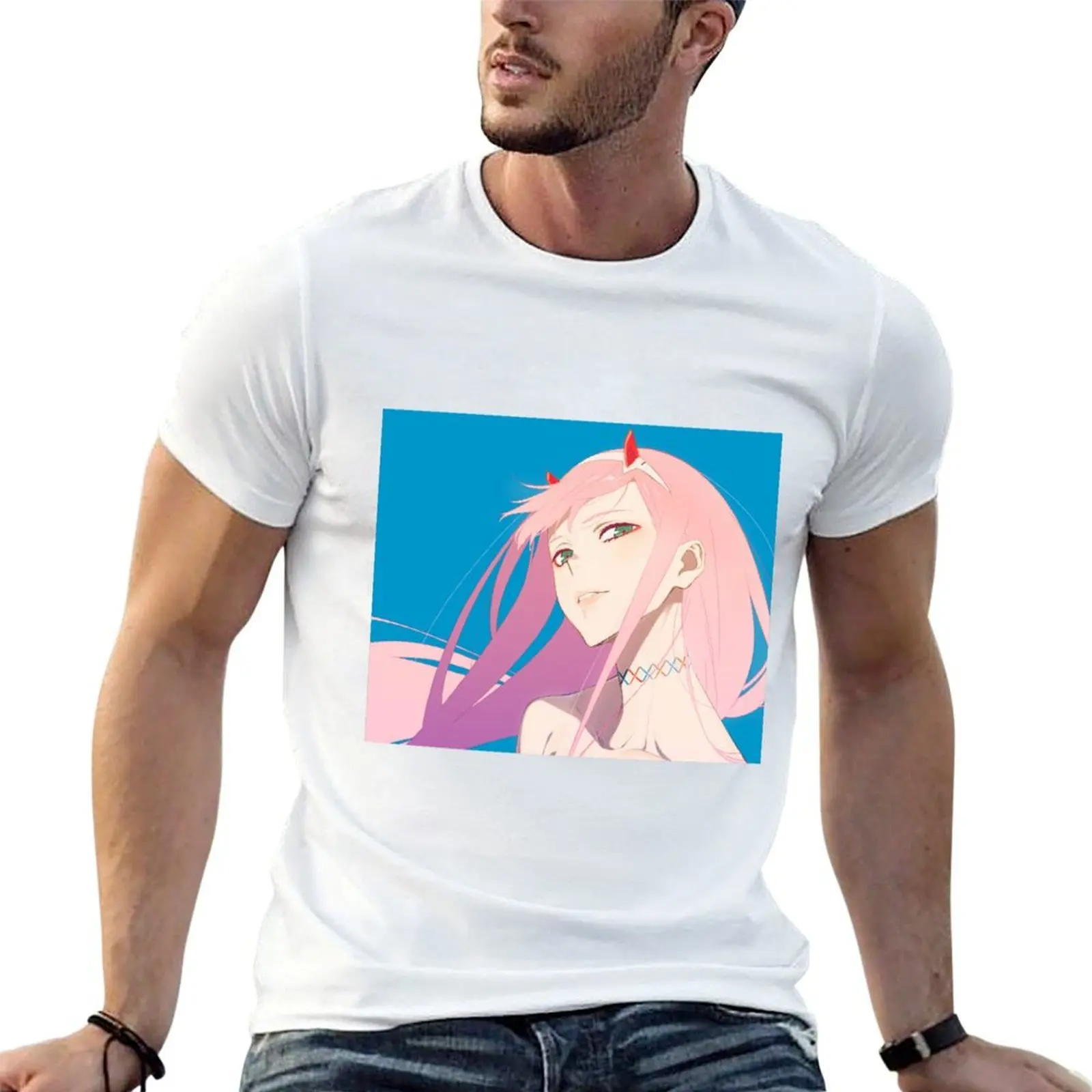 Darling in the FRANXX - Zero Two T-Shirt cotton tshirt 100% t shirt for man 100 percent cotton graphic t shirts for man T-shirt
Darling in the FRANXX - Zero Two T-Shirt cotton tshirt 100% t shirt for man 100 percent cotton graphic t shirts for man T-shirt