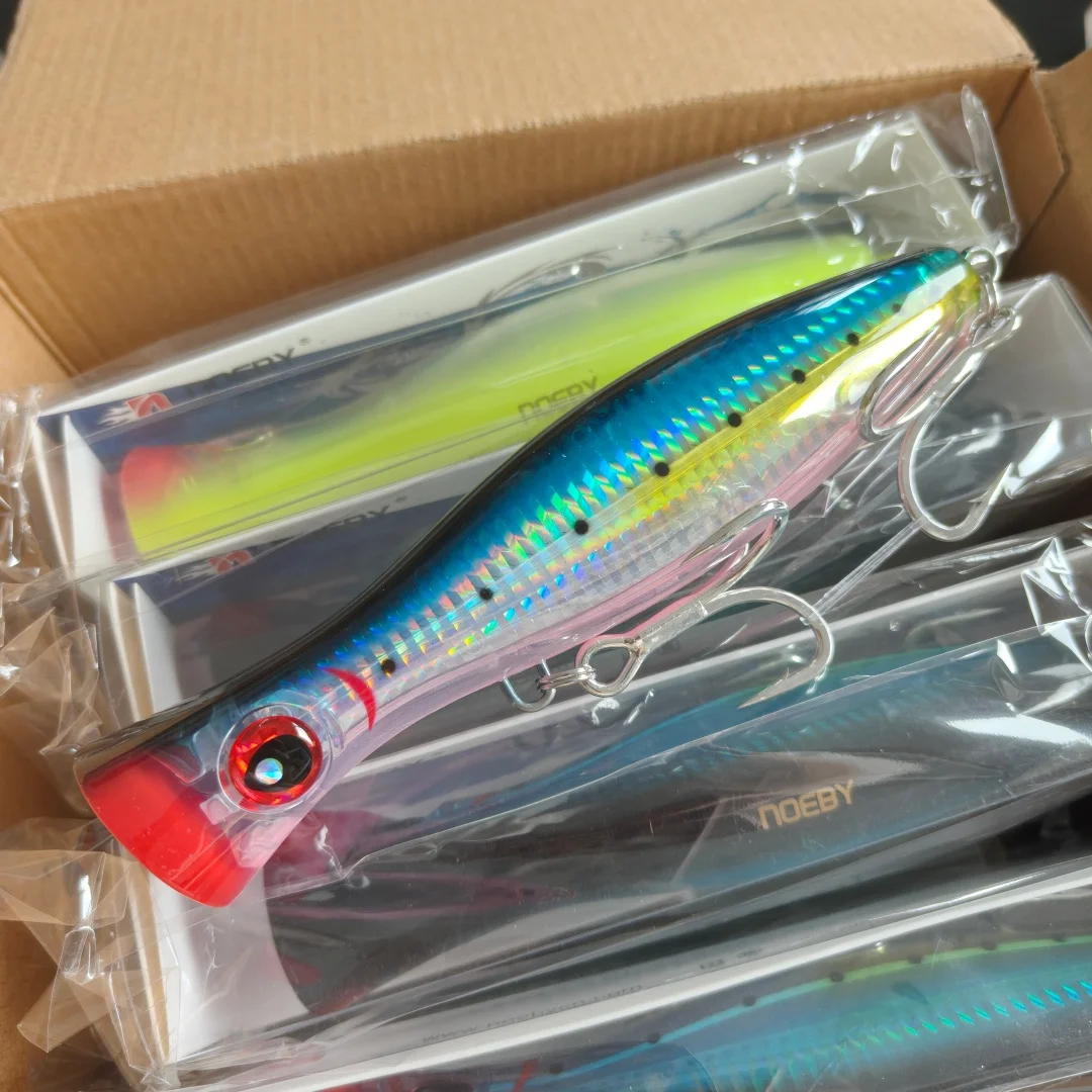 Noeby 1PC Popper Fishing Lures 120mm 43g 160mm 78g 200mm 154g Saltwater Topwater Artificial Hard Bait for GT Fishing Lure
Noeby 1PC Popper Fishing Lures 120mm 43g 160mm 78g 200mm 154g Saltwater Topwater Artificial Hard Bait for GT Fishing Lure