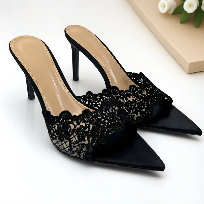 2026 New Womens Shoes Sexy Lace High Heeled Sandals for Woman Fashion Pointed Tip Casual Shoes Designer Shoes Sandalias De Mujer
2026 New Womens Shoes Sexy Lace High Heeled Sandals for Woman Fashion Pointed Tip Casual Shoes Designer Shoes Sandalias De Mujer