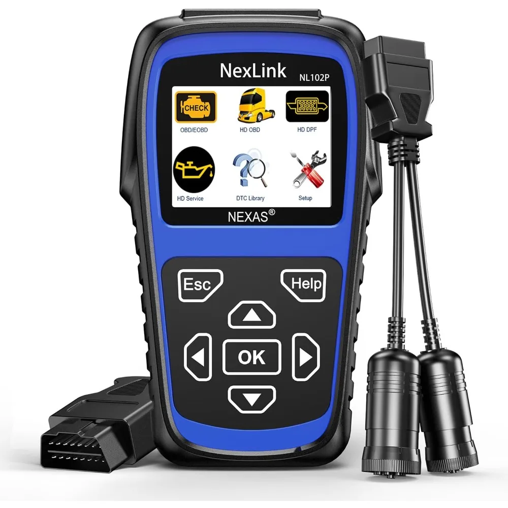 Heavy Duty Truck Scanner DPF Regen Oil Reset Full System Diesel Diagnostic Scan Tool for Isuzu Cummins Detroit Maxxforce Hino
Heavy Duty Truck Scanner DPF Regen Oil Reset Full System Diesel Diagnostic Scan Tool for Isuzu Cummins Detroit Maxxforce Hino