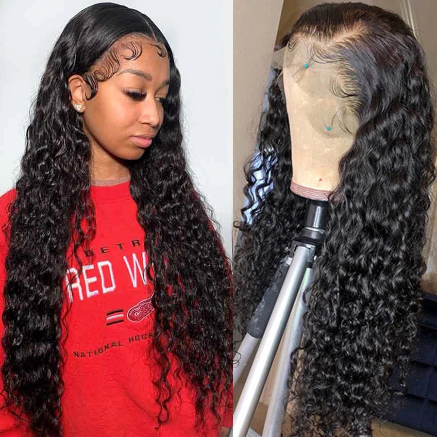 Water Wave Lace Front Wig HD Lace Wig 13x6 Peruvian 30 Inch Closure Wig Human Hair Wigs 4x4 Preplucked and Bleached Knots
Water Wave Lace Front Wig HD Lace Wig 13x6 Peruvian 30 Inch Closure Wig Human Hair Wigs 4x4 Preplucked and Bleached Knots