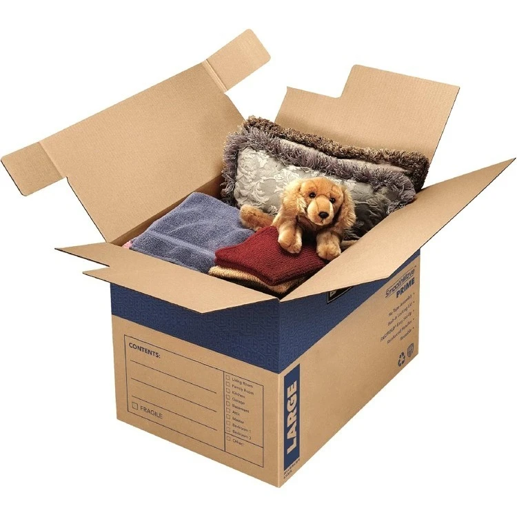 Large Prime Moving Box 6 Pack, Reinforced Handles, Tape-Free Assembly, Attached Lid, 18-in x 18-in x 24-in (0062904)
Large Prime Moving Box 6 Pack, Reinforced Handles, Tape-Free Assembly, Attached Lid, 18-in x 18-in x 24-in (0062904)