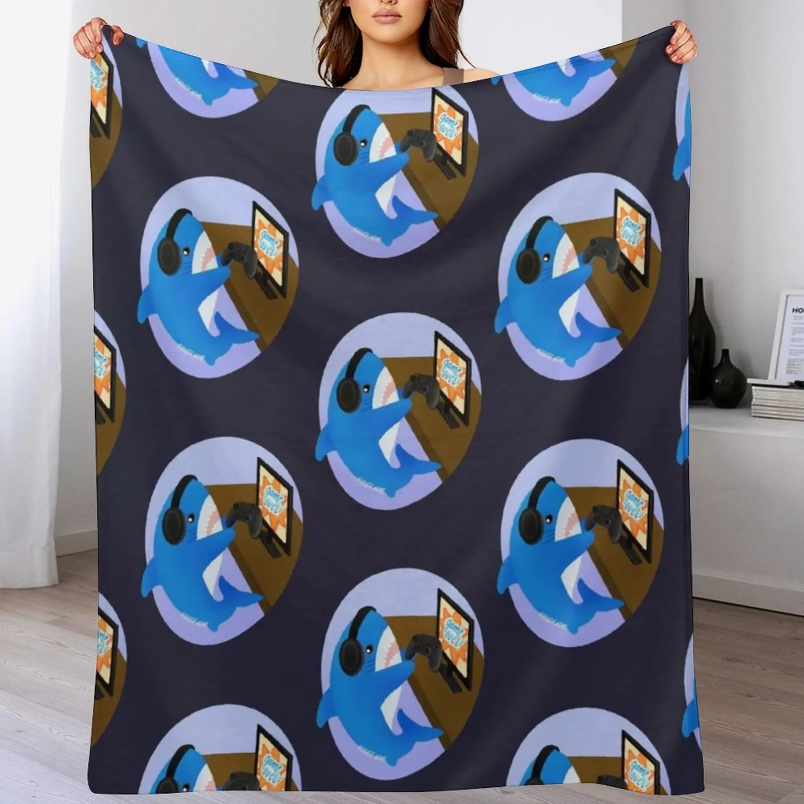 Gamer Blahaj/shark Throw Blanket Soft Comfort Blanket for Reading Watching TV
Gamer Blahaj/shark Throw Blanket Soft Comfort Blanket for Reading Watching TV