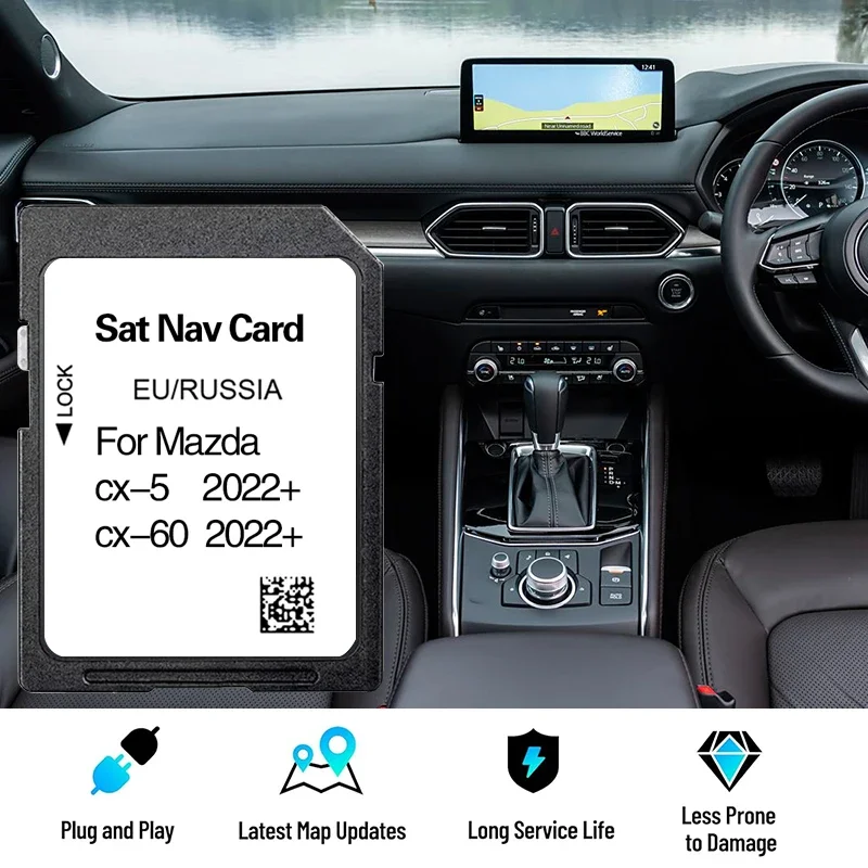 Карта навигационных данных ЕС/Россия 32 ГБ на SD-карте для Mazda CX-5, CX-60 2022+ (GPS-аксессуары) с бесплатной доставкой и наклейкой против запотевания
Карта навигационных данных ЕС/Россия 32 ГБ на SD-карте для Mazda CX-5, CX-60 2022+ (GPS-аксессуары) с бесплатной доставкой и наклейкой против запотевания
