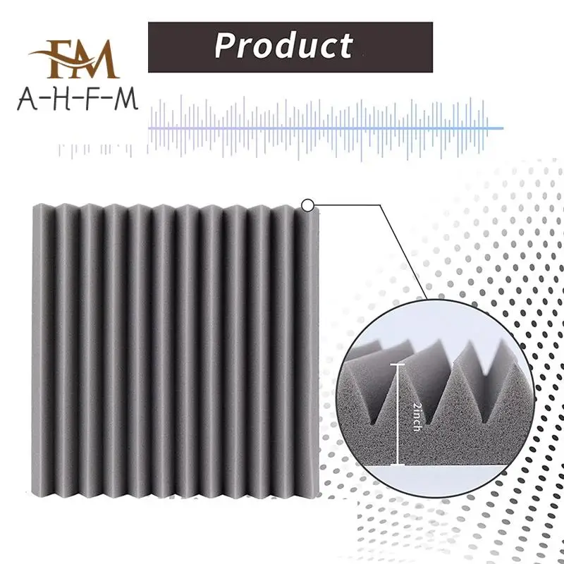 Acoustic Foam Panels 12 Pcs, Soundproof Wall Panels 30X30x5cm, High Density Sound Absorbing Panel For Walls
Acoustic Foam Panels 12 Pcs, Soundproof Wall Panels 30X30x5cm, High Density Sound Absorbing Panel For Walls