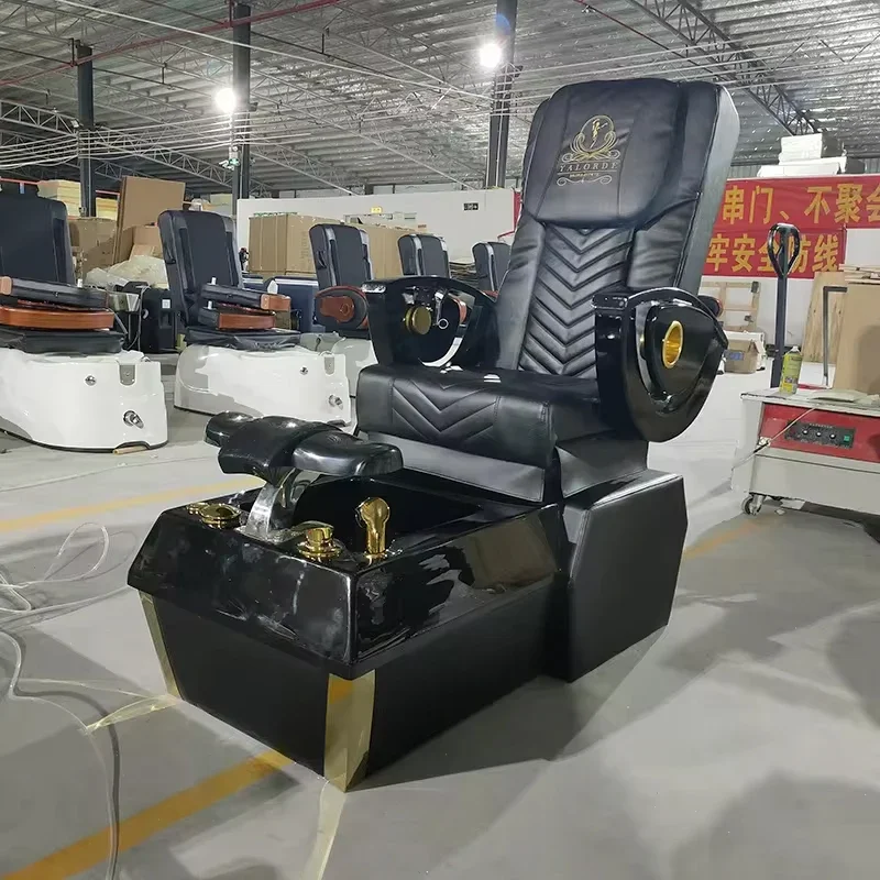 For Luxury beauty salon equipment sillas de pedicura black gold manicure spa pedicure chair for sale
For Luxury beauty salon equipment sillas de pedicura black gold manicure spa pedicure chair for sale
