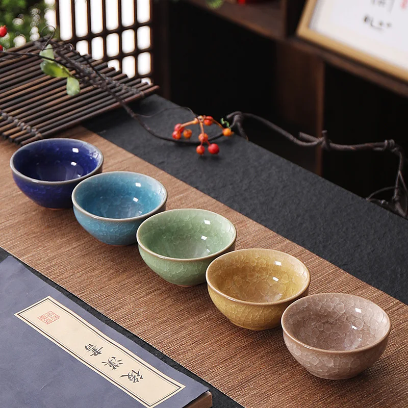 Boutique Ceramic Teacup Master Cup Ice Flower Five-element Home Samll Tea Bowl Master Cup Personal Chazhan Mug Cup Gift Boxed
Boutique Ceramic Teacup Master Cup Ice Flower Five-element Home Samll Tea Bowl Master Cup Personal Chazhan Mug Cup Gift Boxed