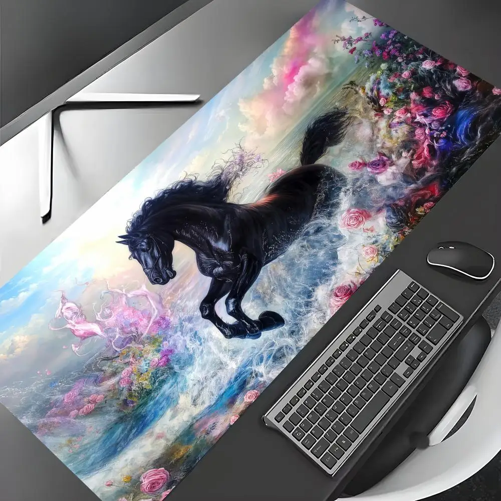Mysterious Dark Horse Mouse Pad Gaming mats Non-Slip Durable Desk Mat mousepad With Stitched Edge HD printing Office mat
Mysterious Dark Horse Mouse Pad Gaming mats Non-Slip Durable Desk Mat mousepad With Stitched Edge HD printing Office mat