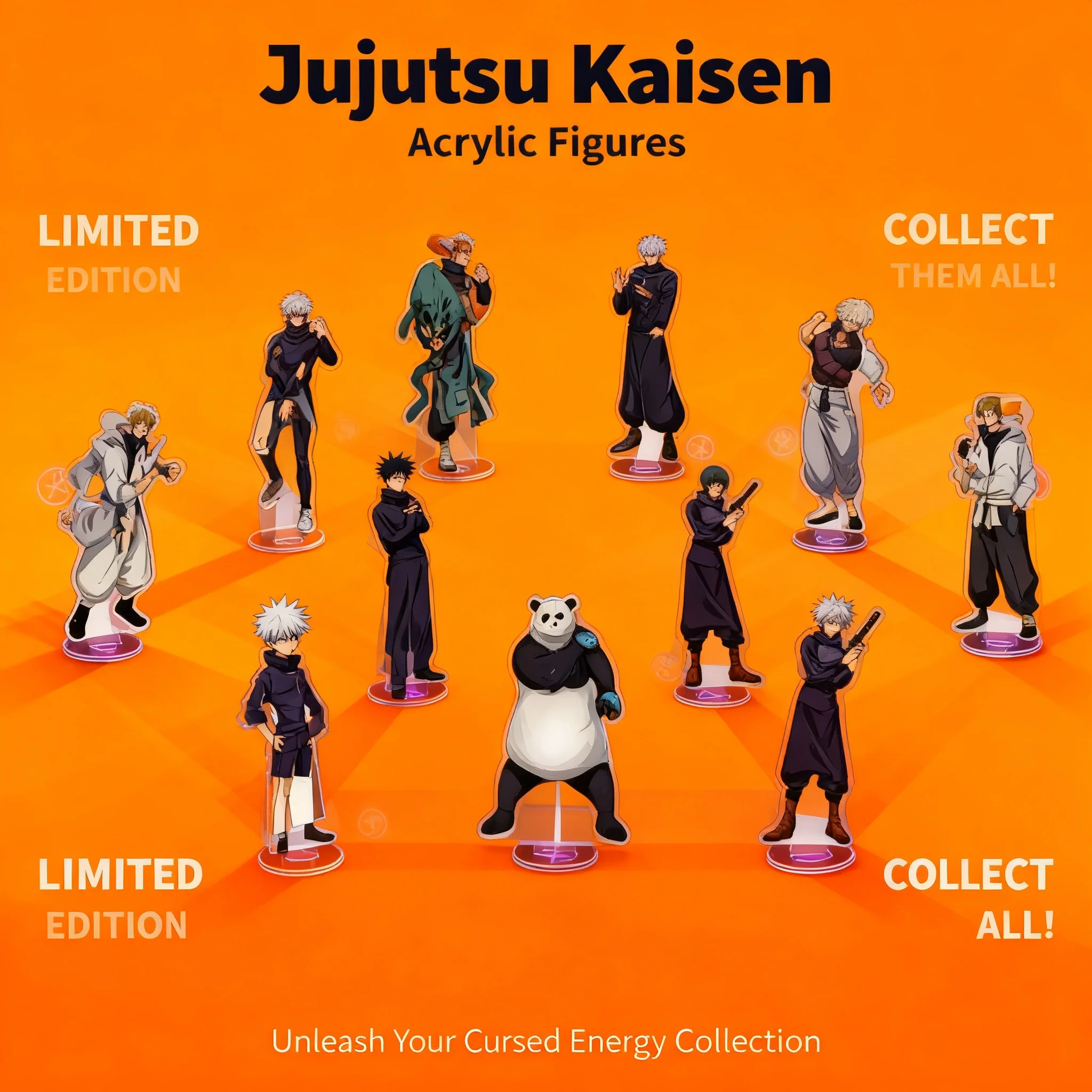 Jujutsu Kaisen Gojo Satoru Acrylic Stand Anime Figure Desktop Decor Cartoon Character Collectible Souvenir Gift for Fans Student
Jujutsu Kaisen Gojo Satoru Acrylic Stand Anime Figure Desktop Decor Cartoon Character Collectible Souvenir Gift for Fans Student