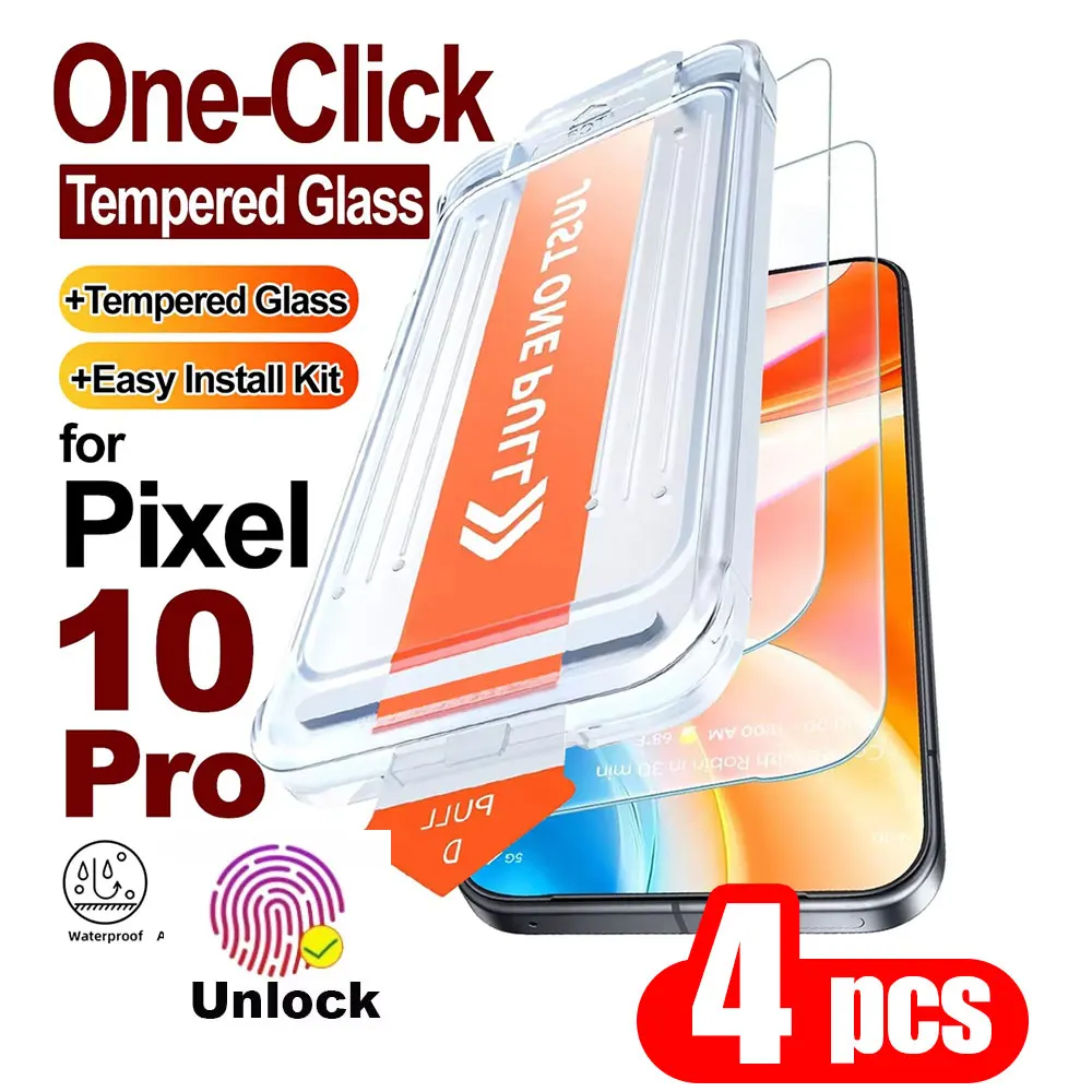 1-4PCS Fingerprint Unlock Dust Free Easy Installation Screen Protector For Google Pixel 10 Pro XL 9 10 9A 9pro XL Tempered Glass
1-4PCS Fingerprint Unlock Dust Free Easy Installation Screen Protector For Google Pixel 10 Pro XL 9 10 9A 9pro XL Tempered Glass