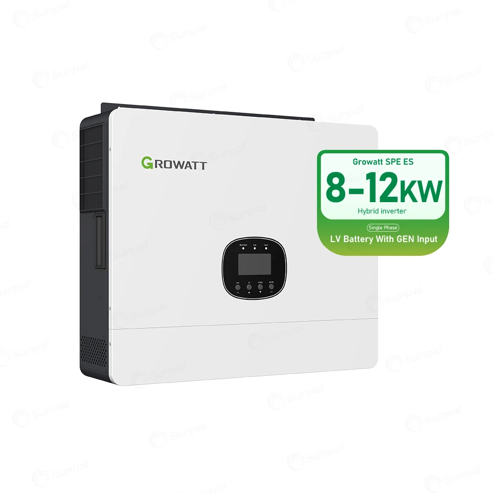 Wholesale Price Growatt SPE 8000ES 10000ES 12000 ES Hybrid Inverter for 48V Battery for Solar System
Wholesale Price Growatt SPE 8000ES 10000ES 12000 ES Hybrid Inverter for 48V Battery for Solar System