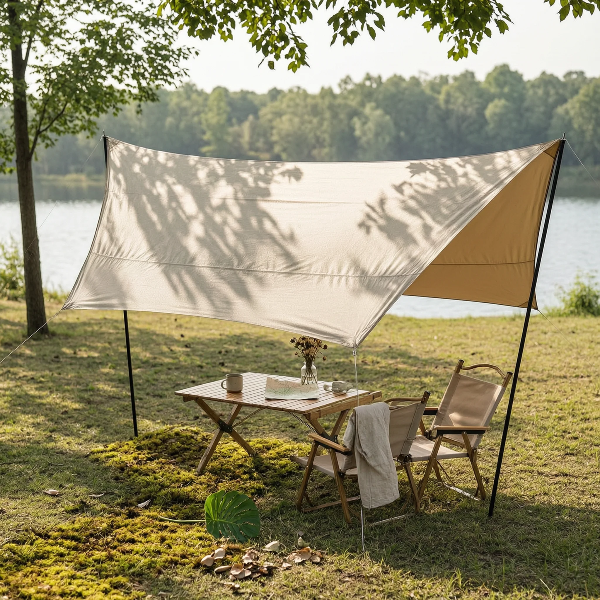 Waterproof Sunshade Tent Resistant Camping Tarp Shelter Portable Tarp Canopy Lightweight Rain Fly Fast Drying for Bbq
Waterproof Sunshade Tent Resistant Camping Tarp Shelter Portable Tarp Canopy Lightweight Rain Fly Fast Drying for Bbq