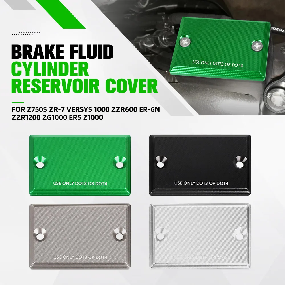 Front Brake Reservoir Fluid Cover Cap Guard Protector FOR KAWASAKI Z750S ZR-7 VERSYS 1000 ZZR600 ER-6N ZZR1200 ZG1000 ER5 Z1000
Front Brake Reservoir Fluid Cover Cap Guard Protector FOR KAWASAKI Z750S ZR-7 VERSYS 1000 ZZR600 ER-6N ZZR1200 ZG1000 ER5 Z1000