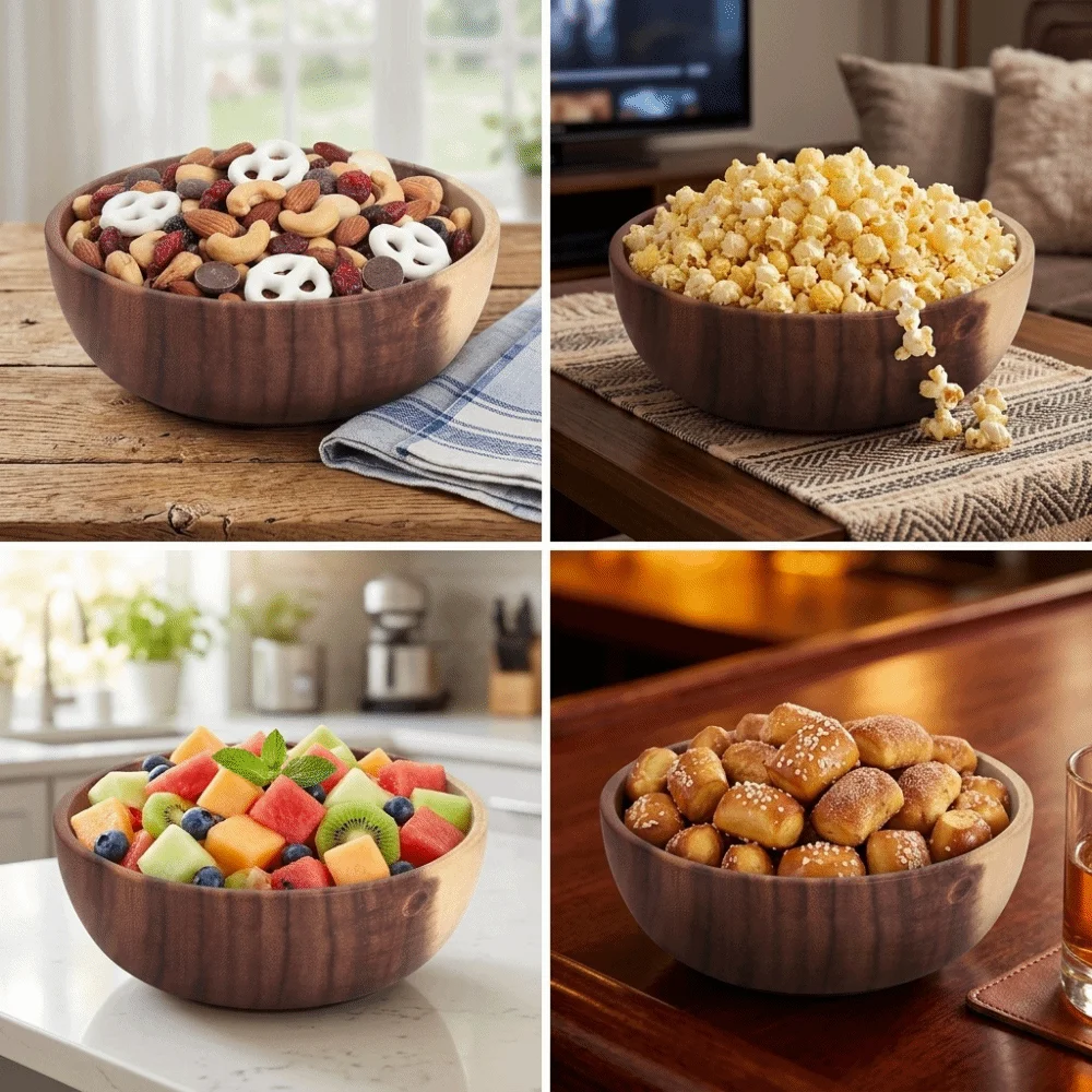Lightweight Wooden Rice Bowl Smooth Round edges Salad Bowl Thickened Whole Carved Creative Bowl Soup Meal
Lightweight Wooden Rice Bowl Smooth Round edges Salad Bowl Thickened Whole Carved Creative Bowl Soup Meal